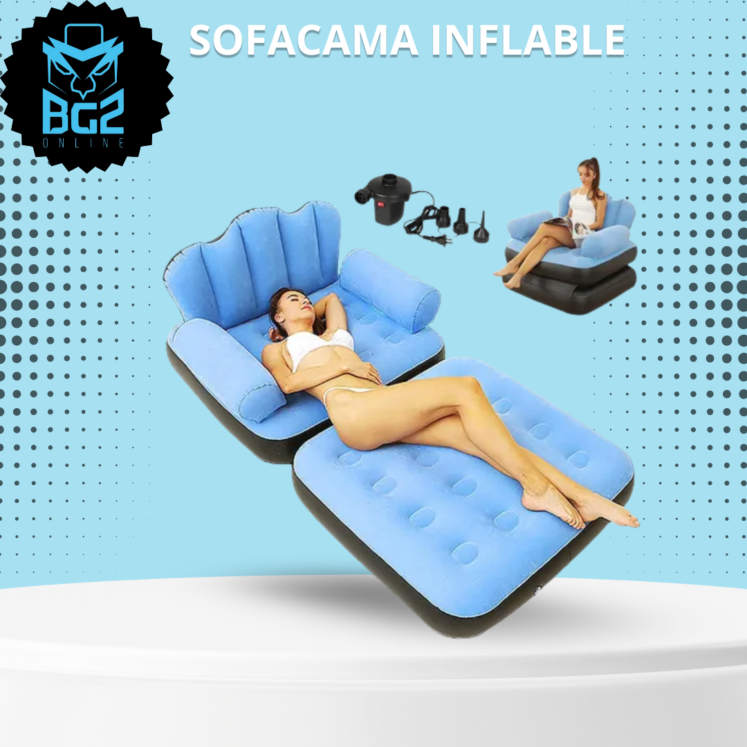 SOFÁ CAMA INFLABLE