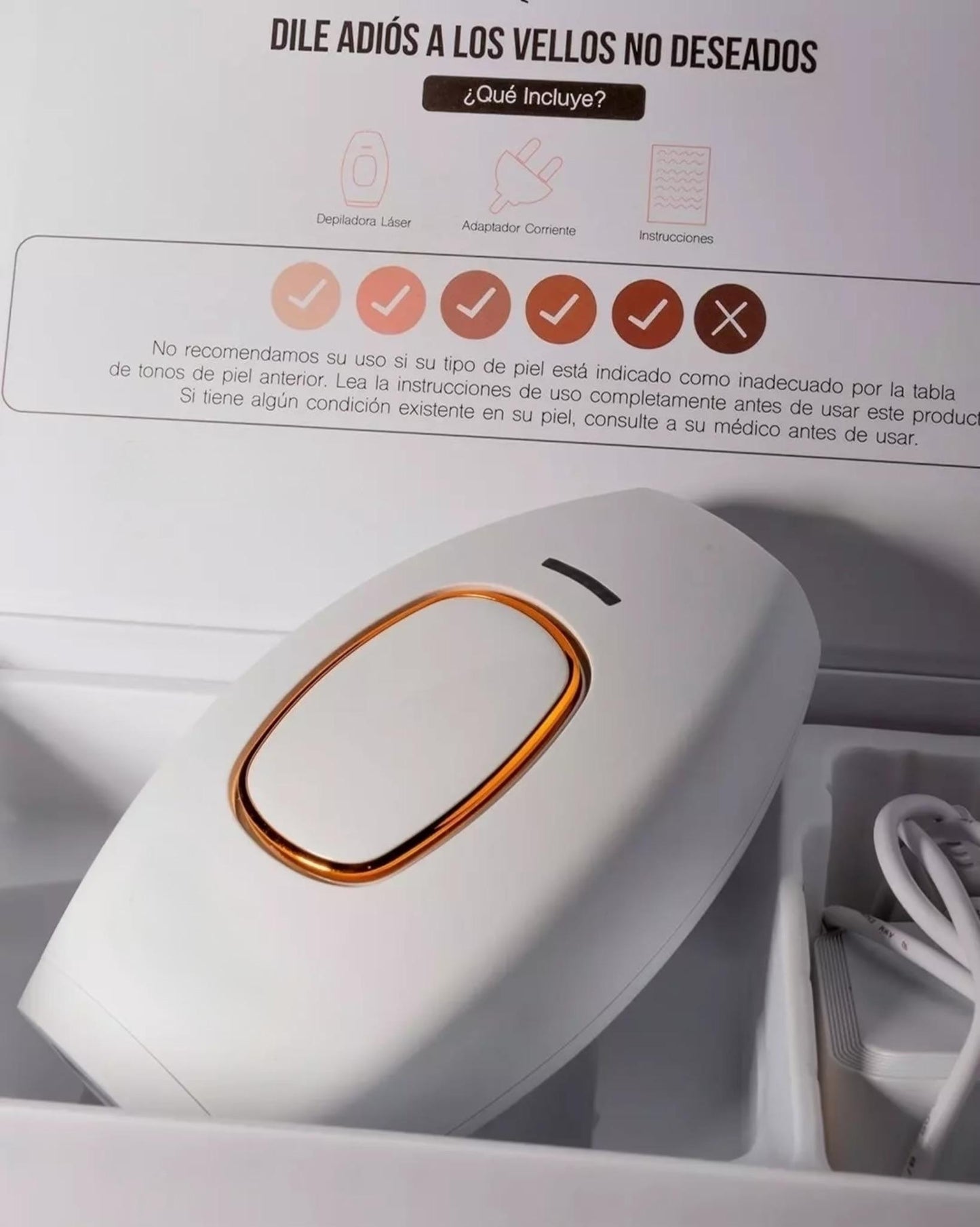 NUEVA DEPILADORA RAYOS LASER