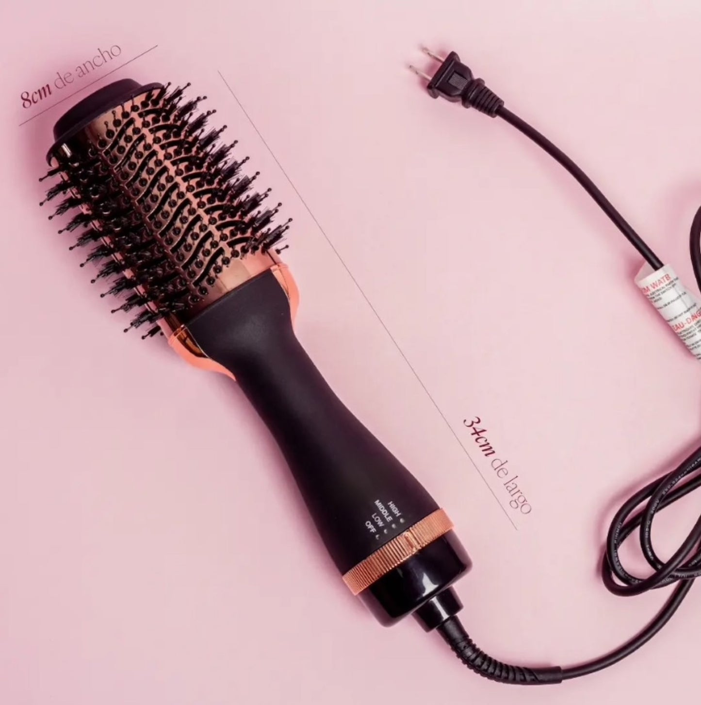 NUEVO CEPILLO SECADOR KERATIN 3D